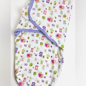 SwaddleMe Cotton Swaddle Wrap Sack Woodland Owl Print 0-3M Baby Sleep